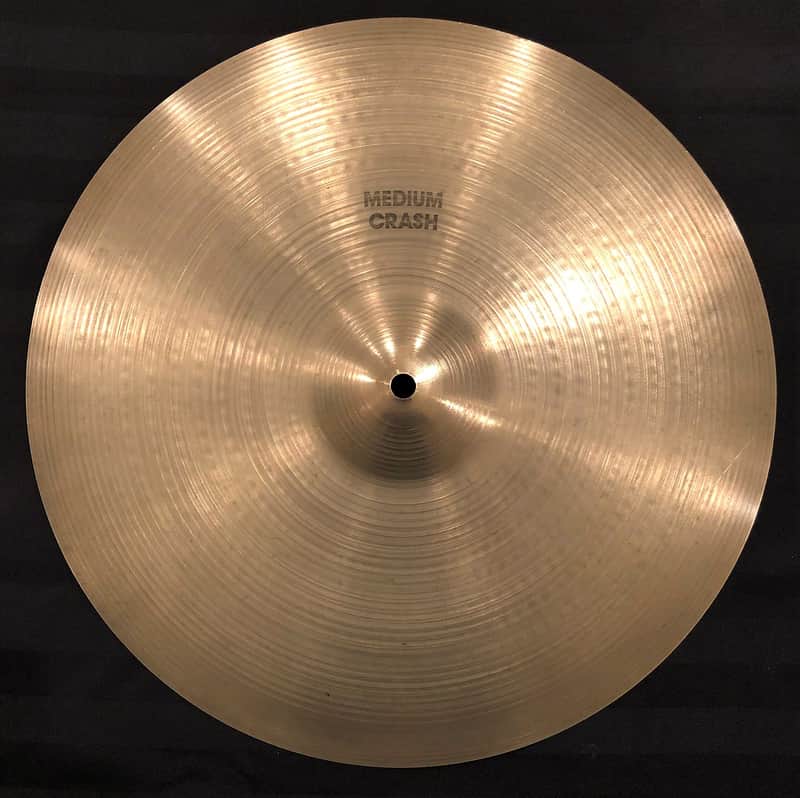A. Zildjian 16" Hollow Logo Medium Crash Cymbal 1978 - 1982 image 1