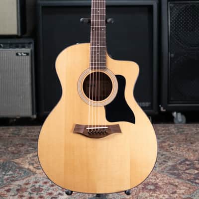 Taylor 114ce Grand Auditorium Acoustic/Electric Guitar - Sapele with Gig Bag image 3