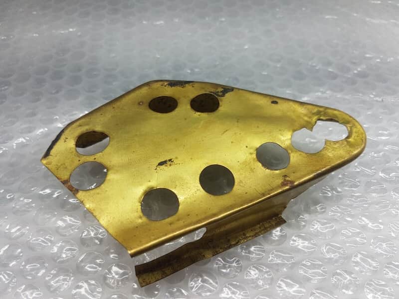 1968 Gibson SG Control Cavity Brass Plate image 1