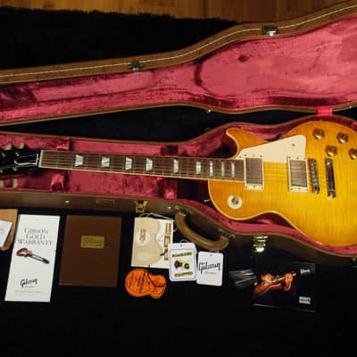 2012 Gibson Custom Shop 1959 Les Paul '59 Reissue VOS ~ Lemonburst image 12