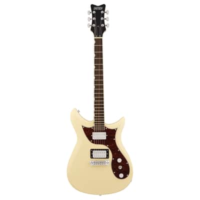 Gretsch Electromatic CVT Double-Cut Electric Guitar with Wraparound Tailpiece, Vintage White image 3