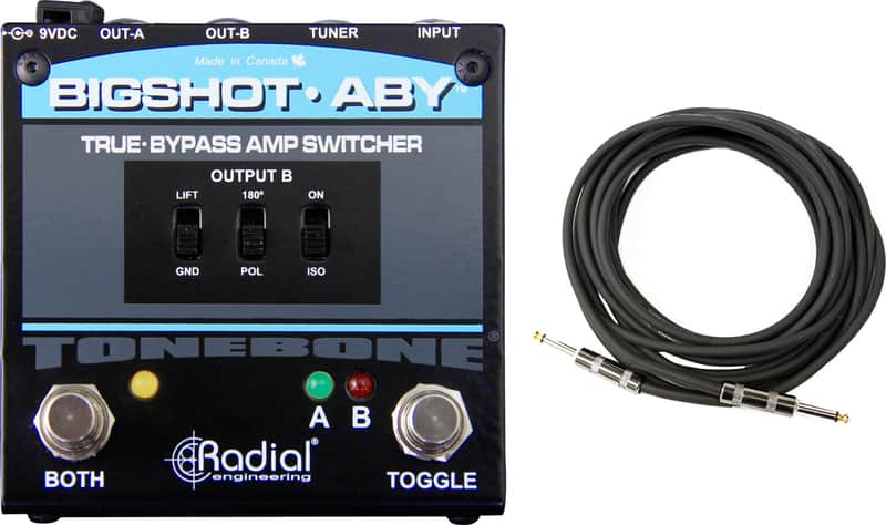Radial Tonebone BigShot ABY Pedal Version 2 w/ Cable image 1