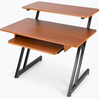 On-Stage WS7500RB Workstation Desk w/Keyboard Tray + Corner Accessory image 4