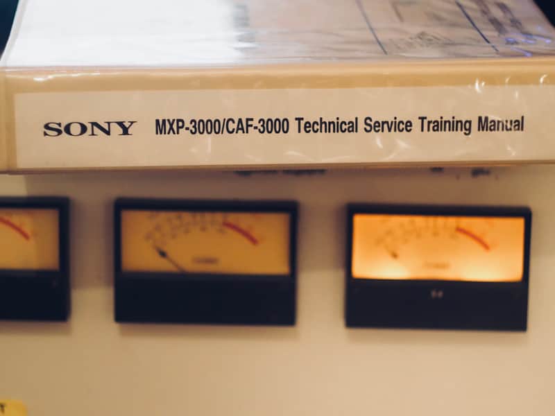 SONY MXP-3000/CAF3000 Series Technical Service Training Manual image 1
