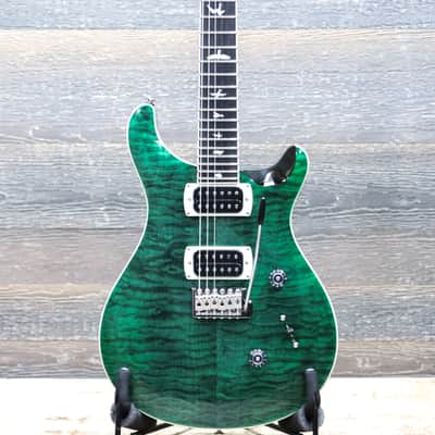 PRS SE Custom 24 Quilt Teal Black Quilted Maple Top Electric Guitar w/Bag image 1