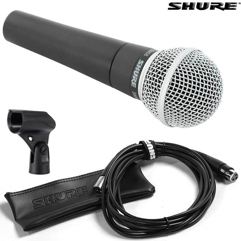 Shure SM58-CN Handheld Vocal Microphone With Cable & Pouch Included SM58 Mic image 1