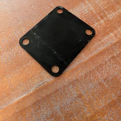 Charvel Charvette Neck Plate Late 80s Black Nice Shape image 3
