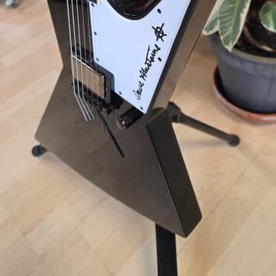 Dave Mustaine's Personal Dean Punk Zero MEGADETH Tour Stage Played Signature 1H Electric Guitar Artist Owned Signed Custom Explorer Pre-Gibson Era image 10