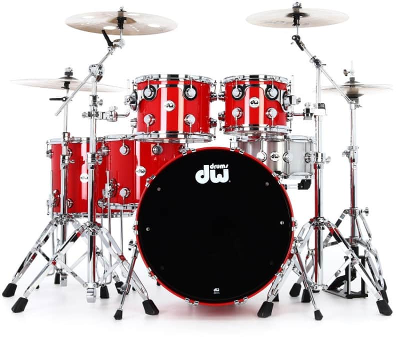 DW Collector's Series 5-piece Shell Pack - Scarlet Red Lacquer image 1