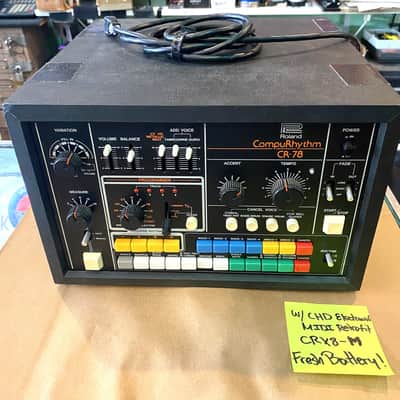 Roland CR-78 CompuRhythm 1970s - Black W.Midi