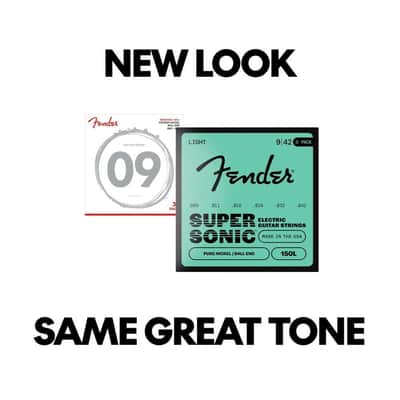 Fender Super 250L NPS Ball End Strings | 9-42 | 3-Pack image 3