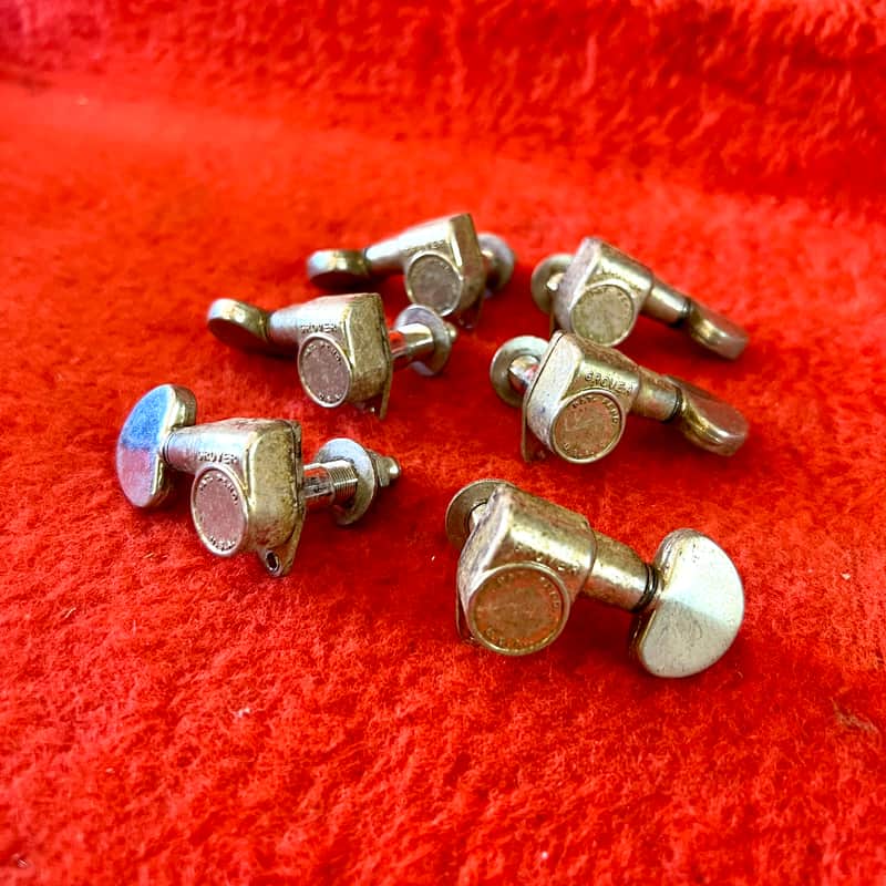 1959 Grover Futura guitar tuners Nickel