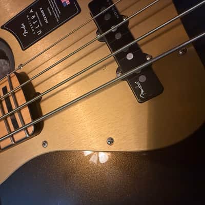Fender American Ultra Jazz Bass with Maple Fretboard 2019 - Present - Texas Tea image 15