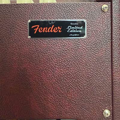 Fender Hot Rod Deluxe III "Creamy Wine Two-Tone" FSR Limited Edition 3-Channel 40-Watt 1x12" Guitar Combo 2014 - Wine Red / Cream image 9