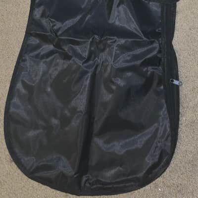 Black Soft Case Gig Bag for Guitar or Small Bass with Strap and Cable image 2