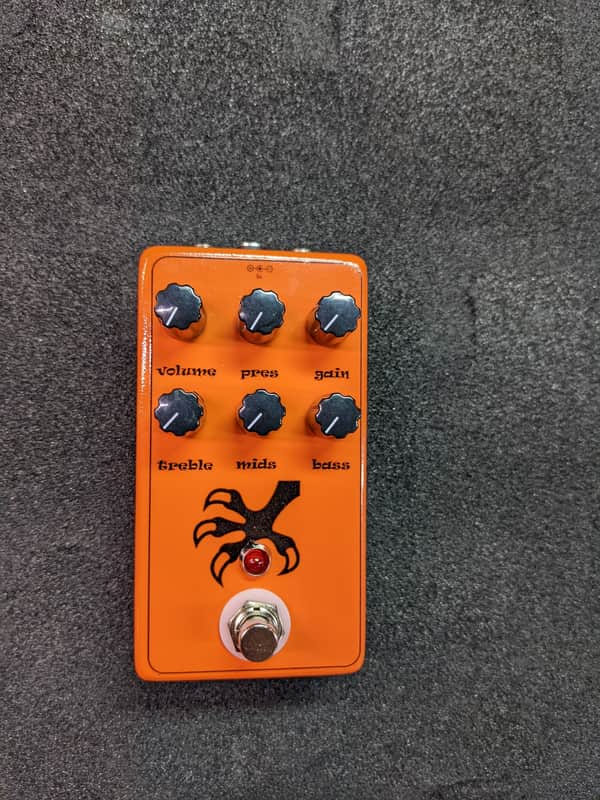 96fx Chicken Foot (Comparable To EQD Talons) Burnt Orange with Black Knobs image 1