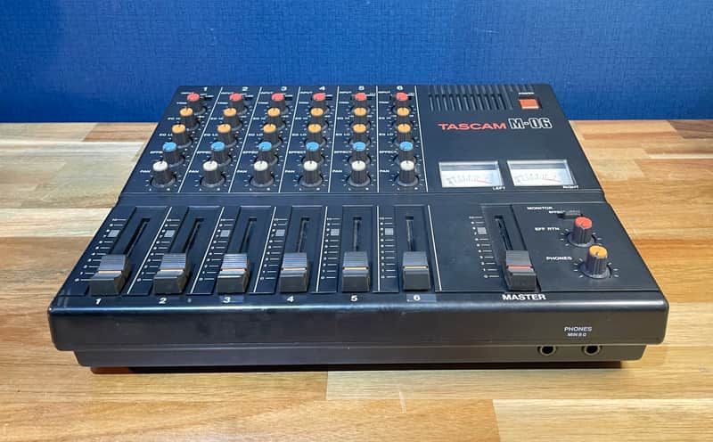 TASCAM M-06 80s 6 Channel All Stereo Mixer Very Rare | Reverb