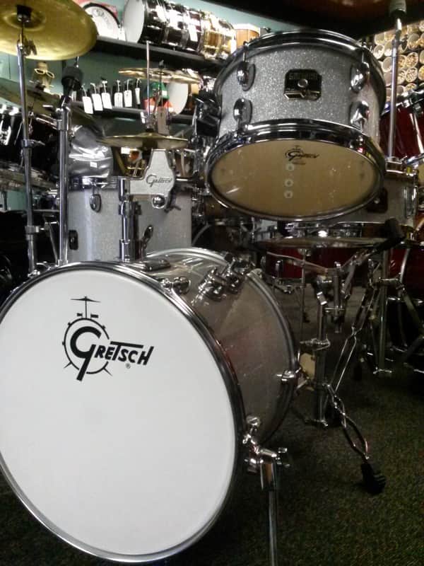Gretsch Drums Catalina Club Street 4pc Drumset  Silver Sparkle image 1