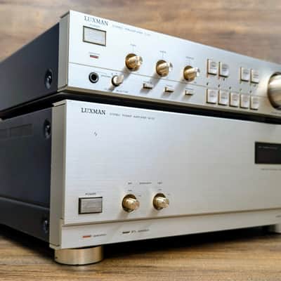 Luxman M03 Amplifier and Luxman C03 Preamplifier/ Fully Serviced and Tested/ Japan/ Excellent Condition/ Free Shipping image 2