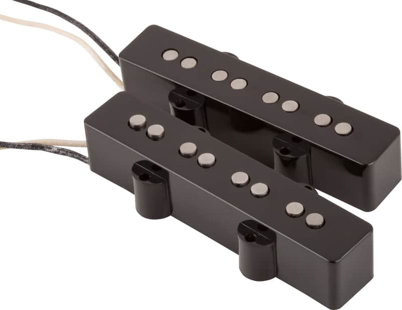Fender 099-2101-000 Custom Shop '60s Jazz Bass Pickup Set 2010s - Black image 1