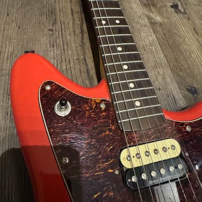 Squier Vintage modified Jaguar HH hardtail 2010s - Fiesta red image 5
