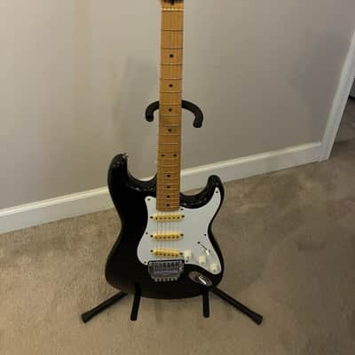 Squier MIJ Stratocaster  1987 - Black with HSC image 4