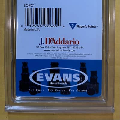 Evans EQPC1 EQ Clear Plastic Single Pedal Patch (2)- Clear image 3