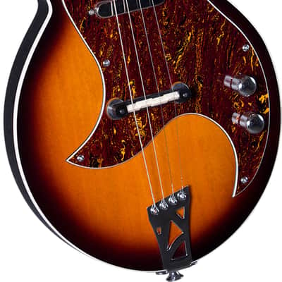 Kentucky KM-300E 4-String Solid Body Electric Mandolin, Traditional Sunburst image 2