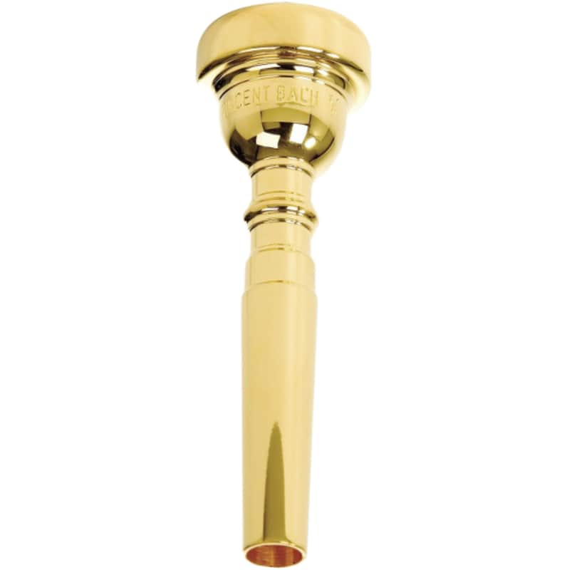 Bach 3491FCGP Classic 1.25C Cornet Mouthpiece in Gold Plate image 1