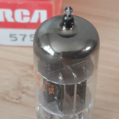 Pefect NOS NIB RCA 5751 BLACK PLATE made in USA special 12ax7 ecc83 XTRA STRONG balanced, great for Fender. image 6