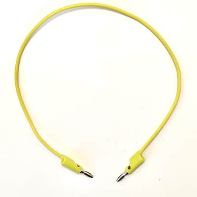 Banana patch cable 45cm Yellow image 1