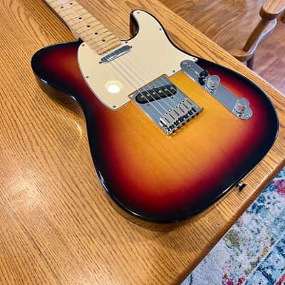 2004 Fender American Telecaster 3-Color Sunburst Maple Fretboard Neck AM MN 3TS American Series 3 Tone Sunburst Date 01/2004 MODEL #: 0118402700 Tele image 6
