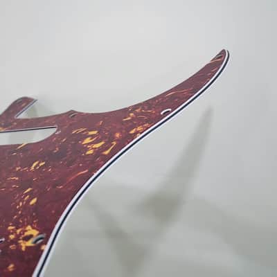 Electric Guitar Standard Stratocaster SSH Pickguard Start Pickguard Scratch Plate for Fender USA/Mexican Model Style 11-Hole (Reddish Brown Tortoise Shell) image 7