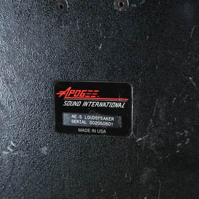 Apogee Sound AE-5 Arrayable Loudspeaker (PAIR) CG009G1 image 6