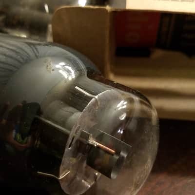 RCA etc. ONE (1) Type 42 Pentode Power Antique tNOS AT1000 TESTED Vacuum Tube Engraved Copper Pillar image 4