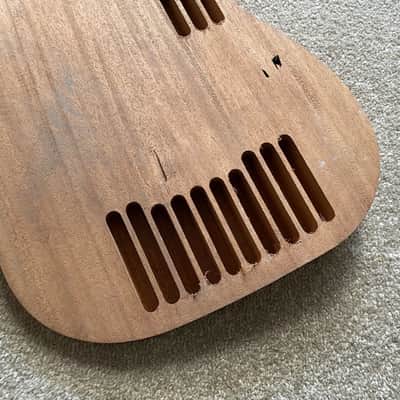 Solid Mahogany Wood Silent Guitar Body image 3
