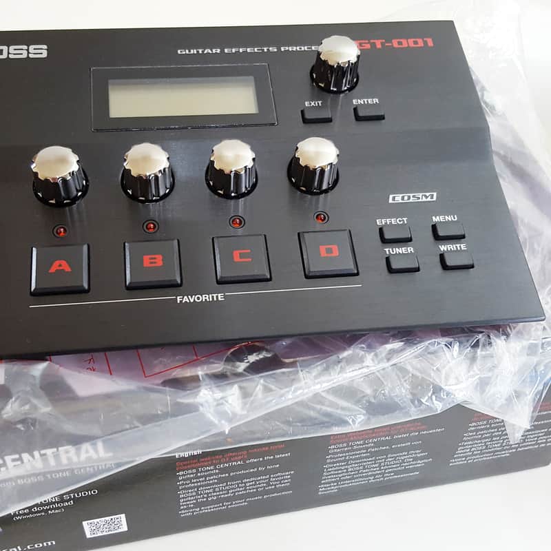 2014 – 2020 Boss GT-001 Guitar Effects Processor Black/Red