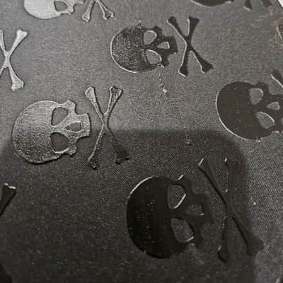 Coffin Case DL125SK Dark Line Series Skull-Embossed Coffin Flight Case 2000 - Black image 10
