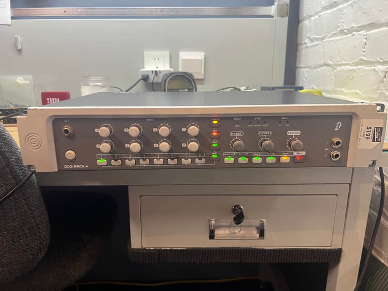 Digidesign Digi 003 Rack+ Rackmount Firewire Interface with 8 Mic Pres 2000s - Gray image 1