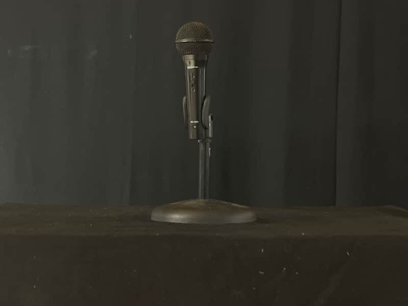 Audio Spectrum AS-400 Microphone with on/off switch - Black.  Works! image 1