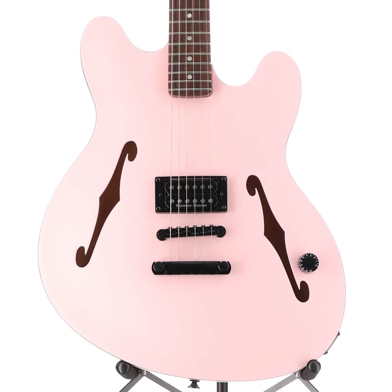 Fender Tom DeLonge Starcaster, Satin Shell Pink, Professional Setup (SR) (01486) image 1