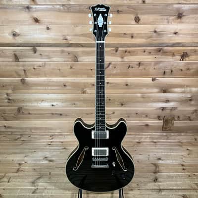D'Angelico Excel DC Tour Electric Guitar - Black image 2