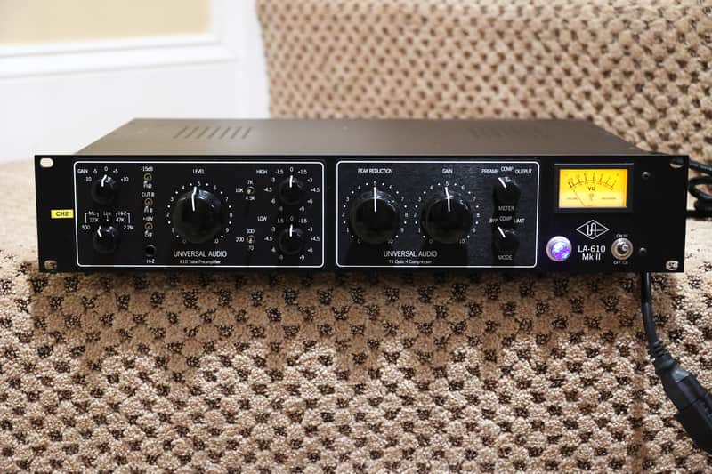 Universal Audio LA-610 MkII Classic Tube Channel Strip UA Preamp Compressor EQ mid-2000s - Black image 1