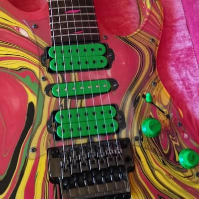 IBANEZ UNIVERSE UV77MC 1990 MULTI COLOR image 5