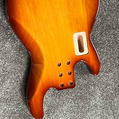 G&L CLF Research L-2500 Bass Body Okoume Old School Tobacco Sunburst image 5