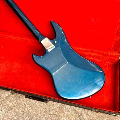 Guyatone Sharp 5 1970 - Electric blue sparkle original vintage MIJ Japan bizarre LG-350t MOT image 9