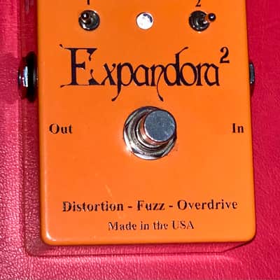 Xpandora 2 orange distortion guitar effects pedal image 1