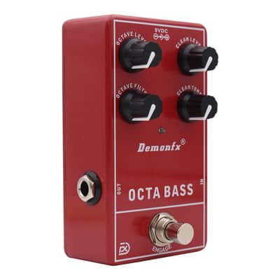 Octa Bass Analog Bass Octave Bass Guitar Effect Pedal True Bypass image 5