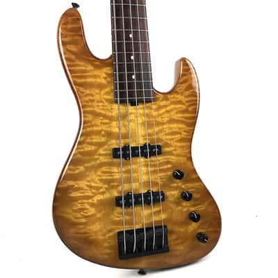 Sadowsky NYC Vintage 5-21 Standard J-Bass 2019 Quilted Maple/Brazilian Rosewood image 2