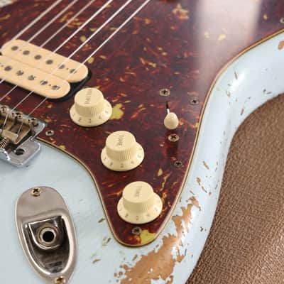 Fender Custom Shop '60s Roasted HS Stratocaster Heavy Relic Sonic Blue image 11